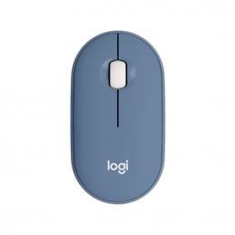 SKI - สกี จำหน่ายสินค้าหลากหลาย และคุณภาพดี | Logitech M350 Pebble เม้าส์ไร้สาย Bluetooth®&Wireless 2.4GHz Blueberry